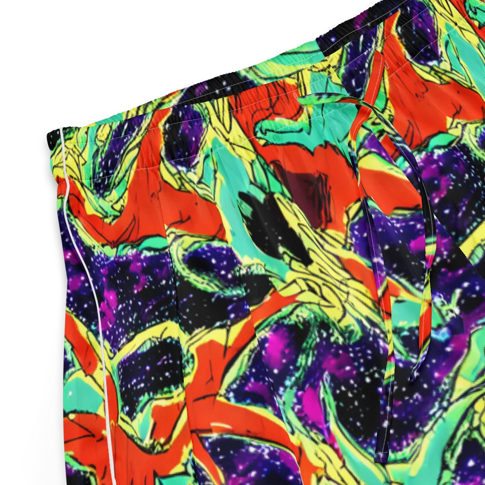 Psychedelic Canopy on Women's Pajama Shorts — Product details
