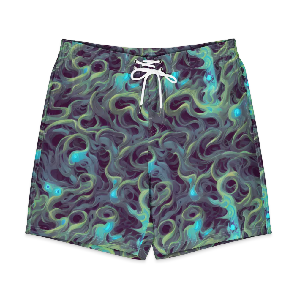 Aqua Apparition on Men's Board Shorts — Front