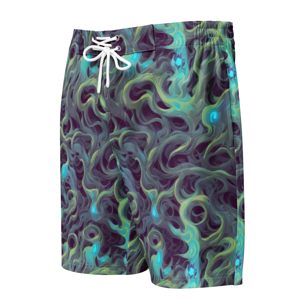 Aqua Apparition on Men's Board Shorts — Front