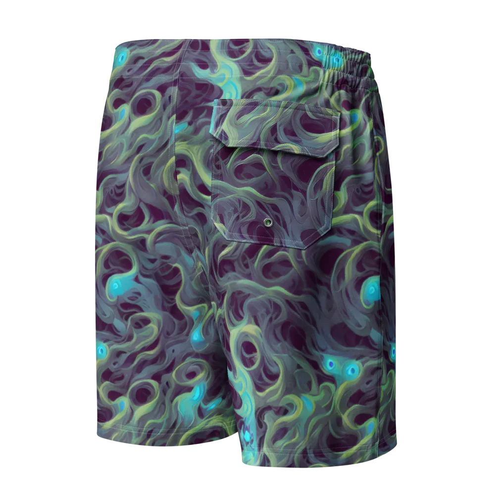 Aqua Apparition on Men's Board Shorts — Back