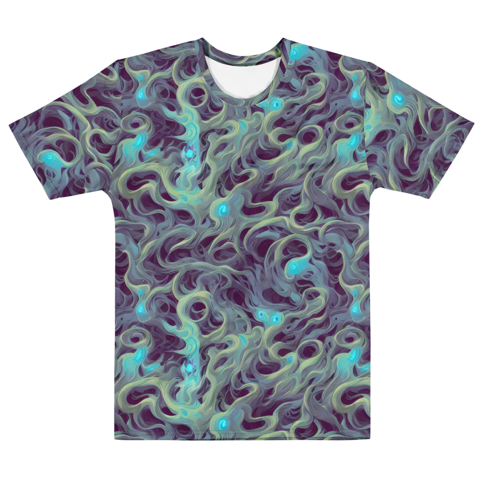 Aqua Apparition on Men's Cotton Crew Neck T-Shirt — Front