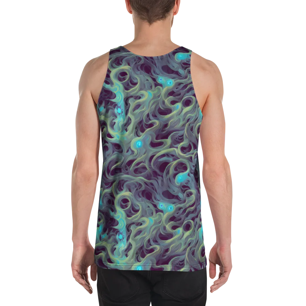 Aqua Apparition on Men's Tank Top — Back
