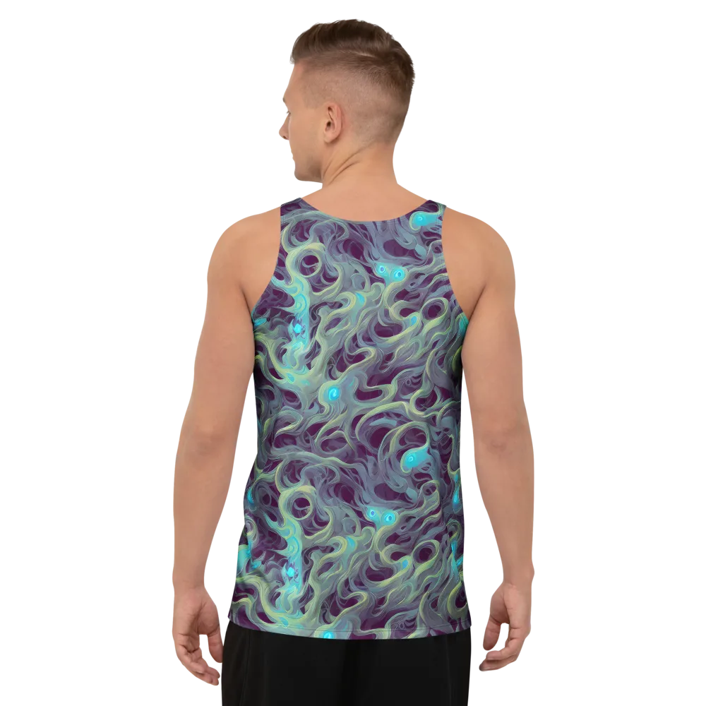 Aqua Apparition on Men's Tank Top — Back
