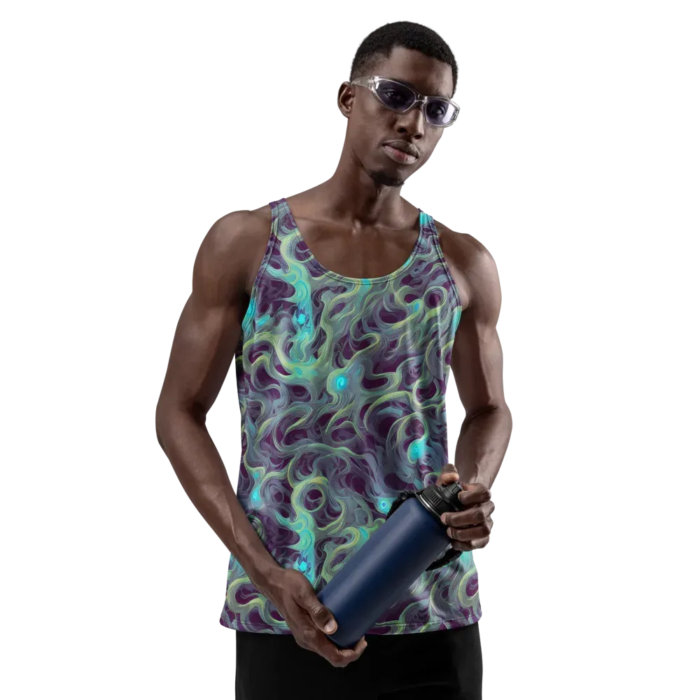 Aqua Apparition on Men's Tank Top — Front