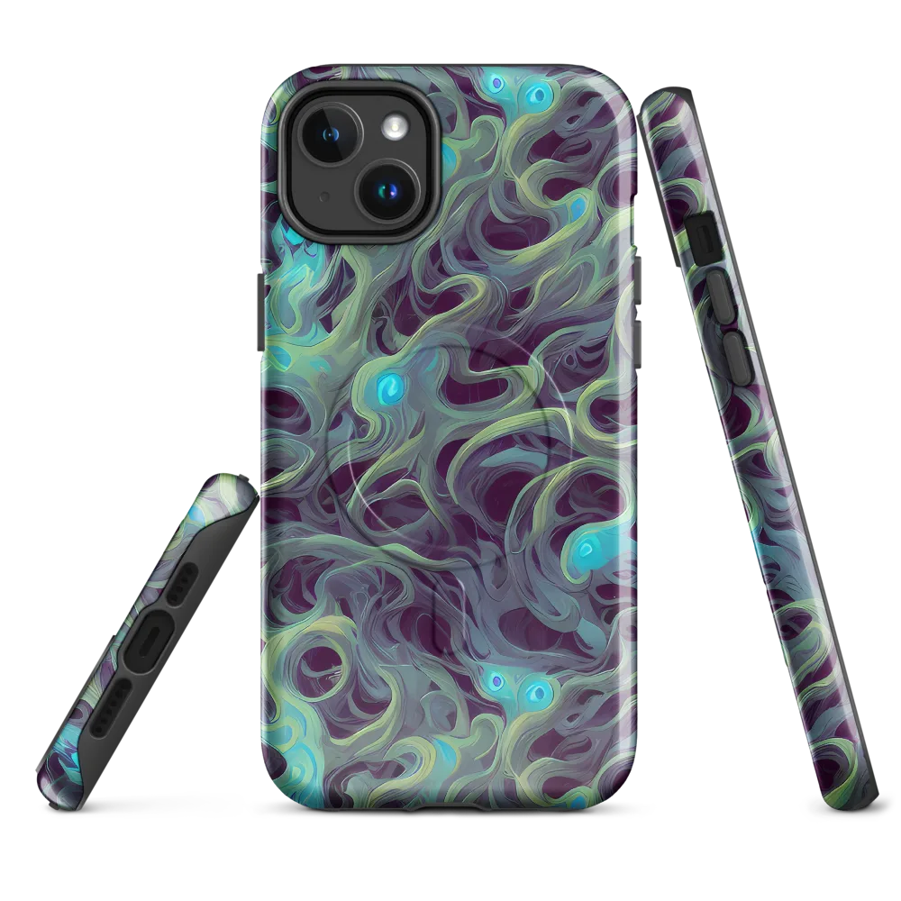 Aqua Apparition on MagSafe Tough Case for iPhone® — Front