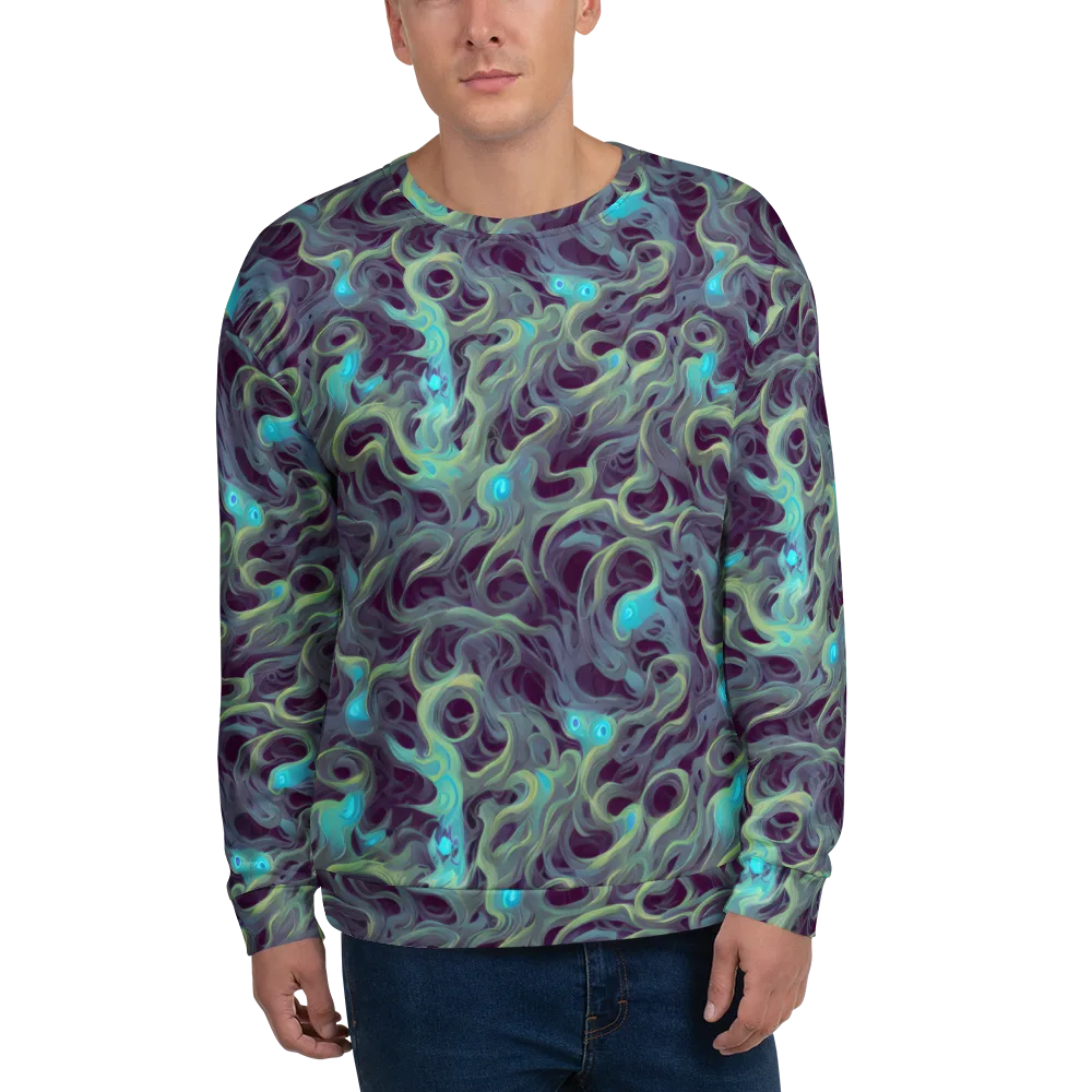 Aqua Apparition on Sweatshirt — Front