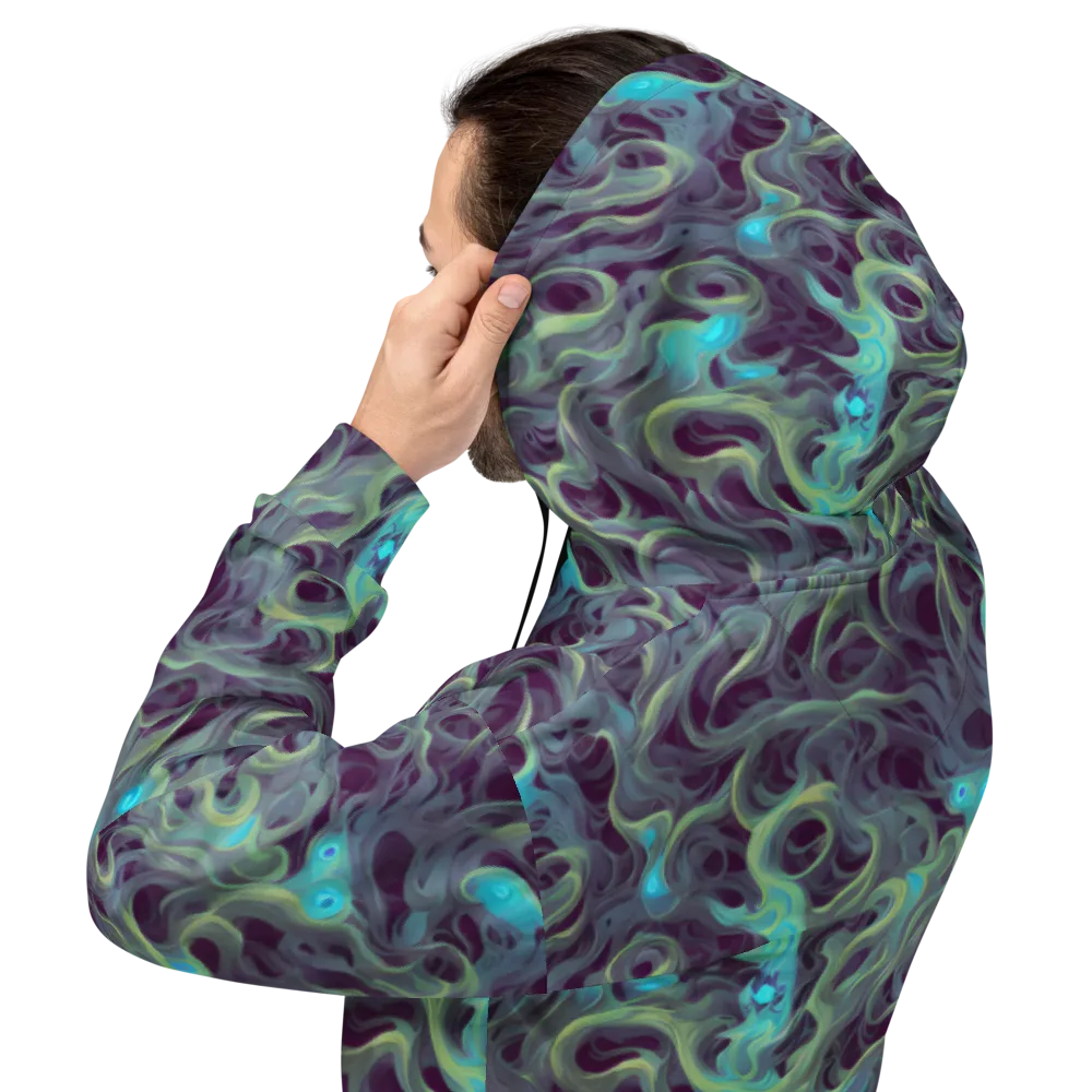 Aqua Apparition on Hoodie — Back