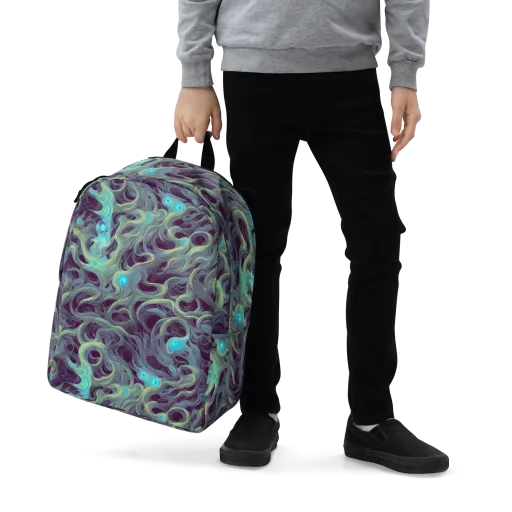 Aqua Apparition on a Minimalist Backpack