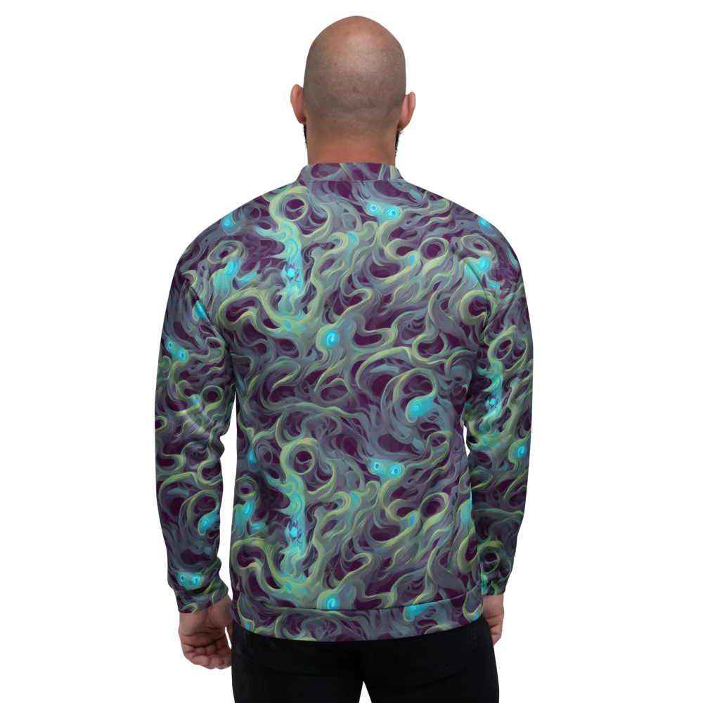 Aqua Apparition on Bomber Jacket — Back