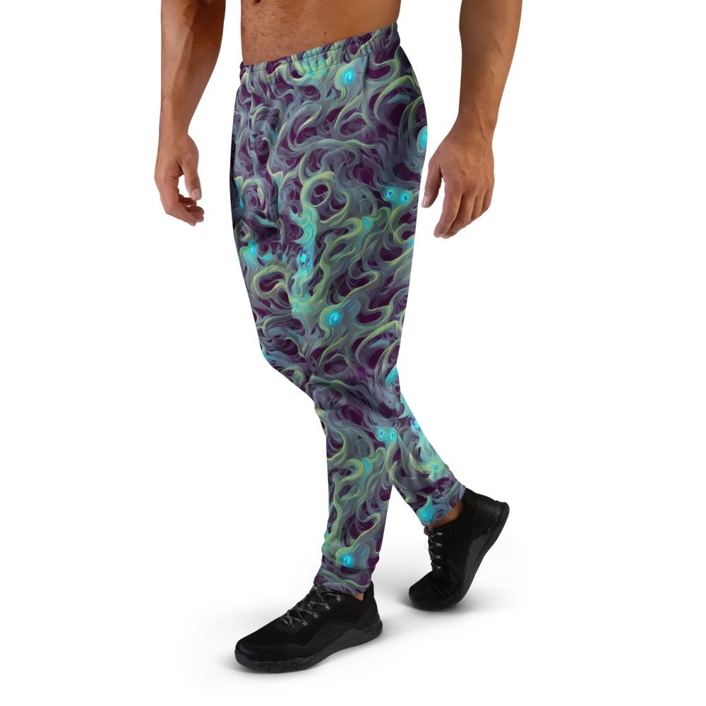 Aqua Apparition on Men's Joggers — Left
