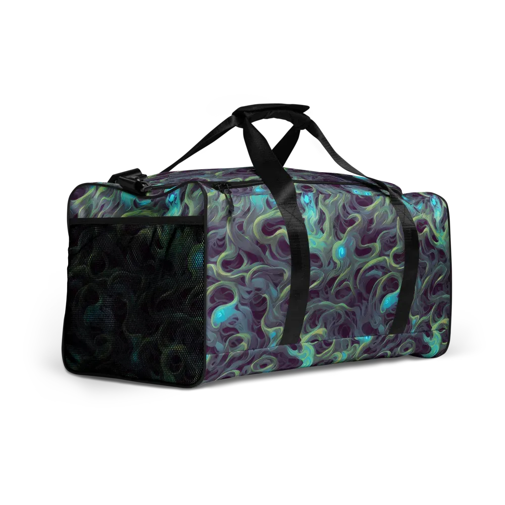 Aqua Apparition on Duffle Bag — Right Front