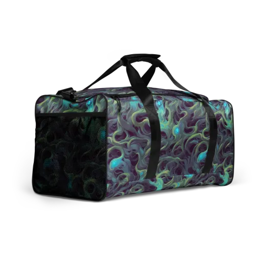 Aqua Apparition on a Duffle Bag