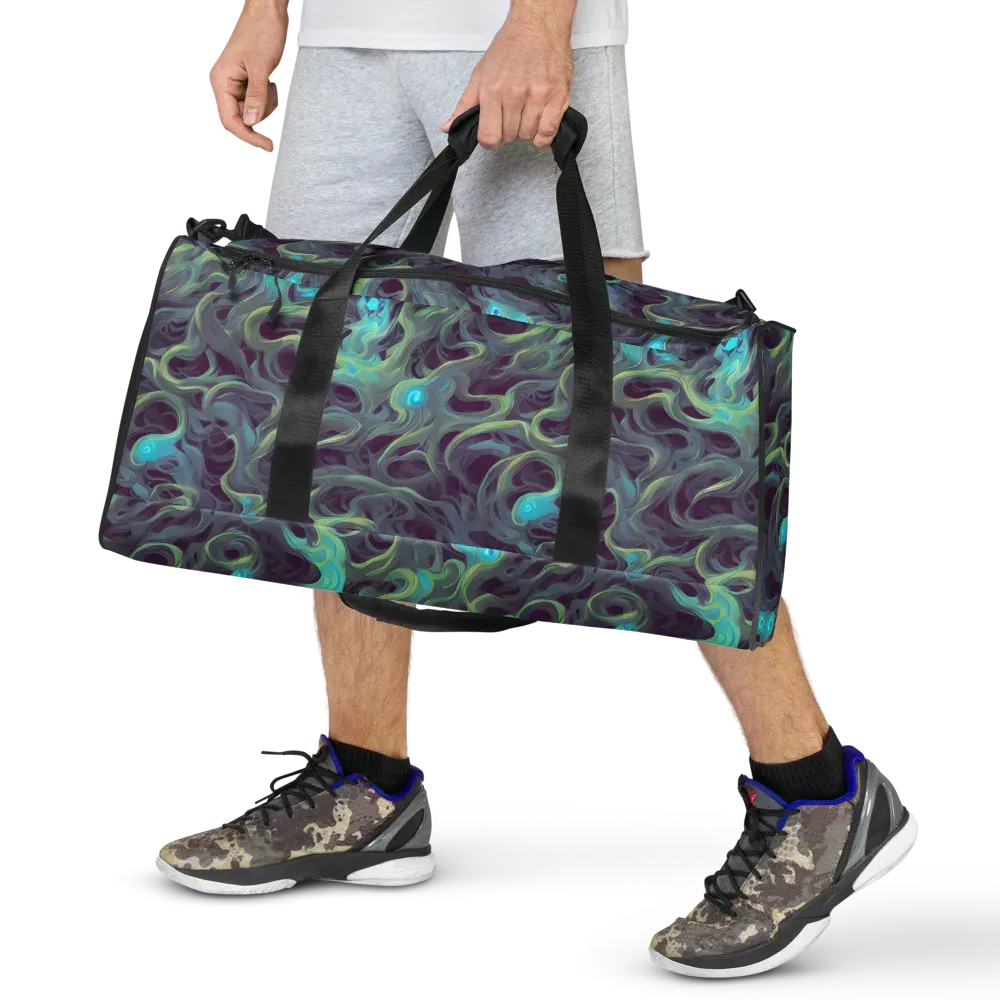 Aqua Apparition on Duffle Bag — Front