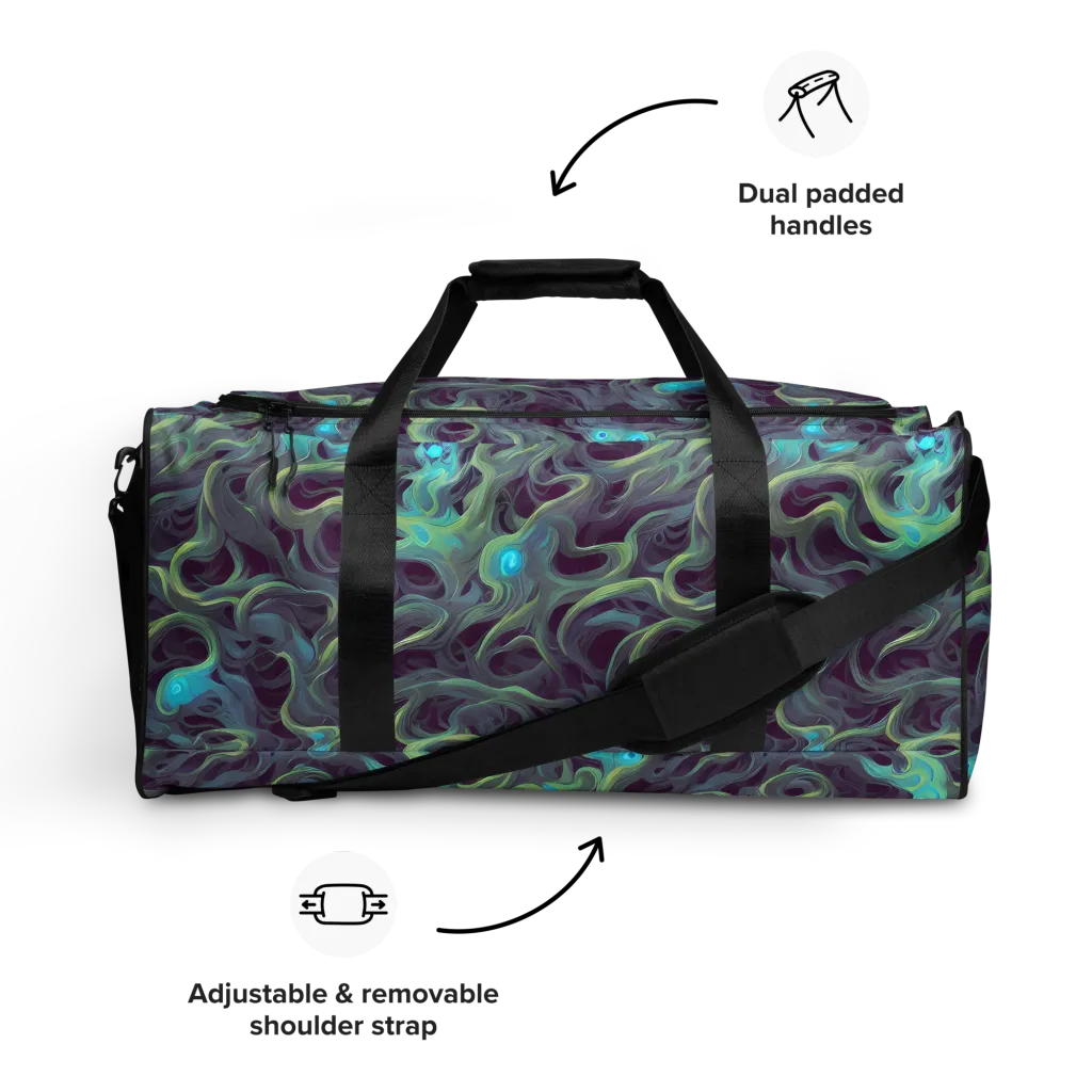 Aqua Apparition on Duffle Bag — Front