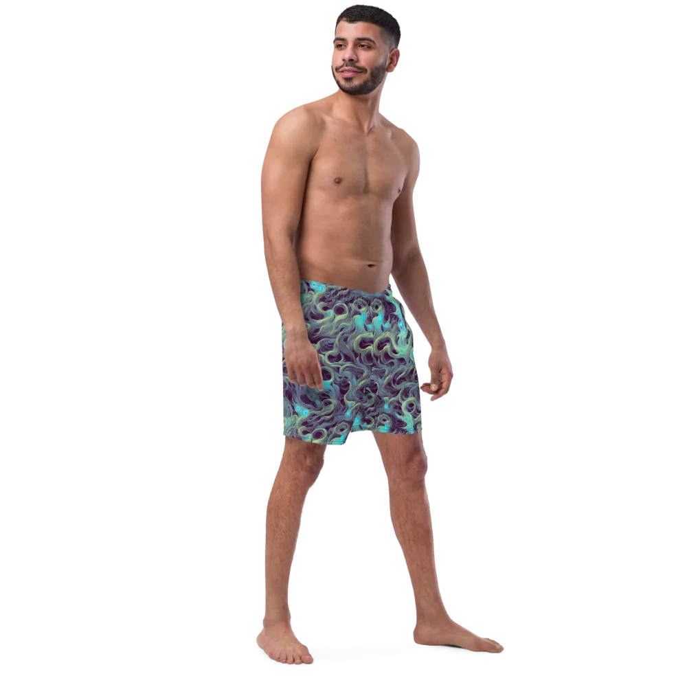 Aqua Apparition on Swim Trunks — Right Front