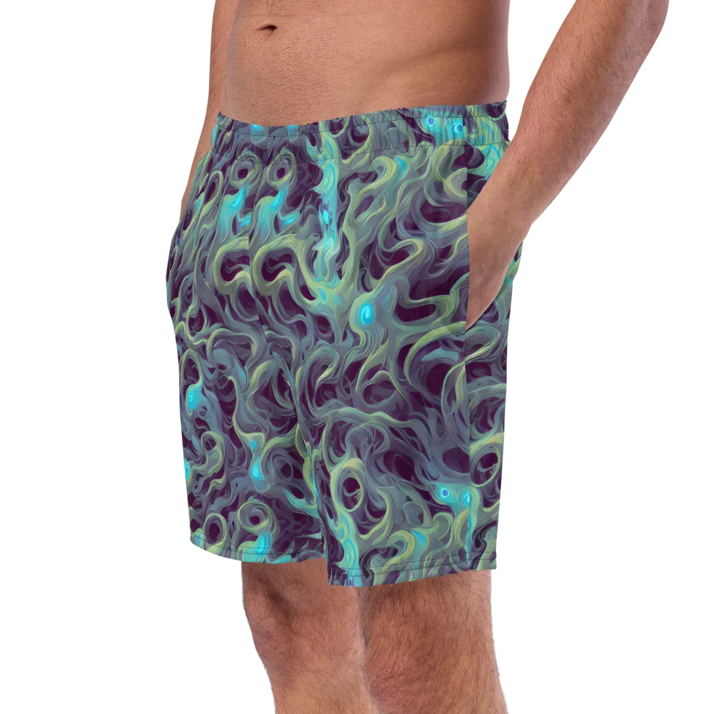 Aqua Apparition on Swim Trunks — Left Front