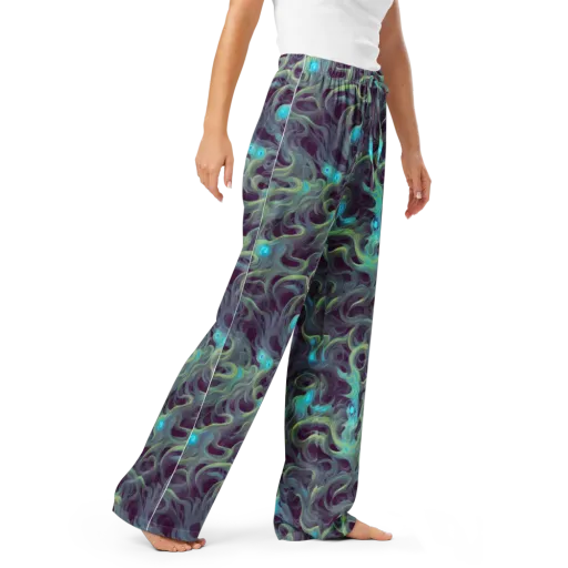 Aqua Apparition on a Women's Pajama Pants