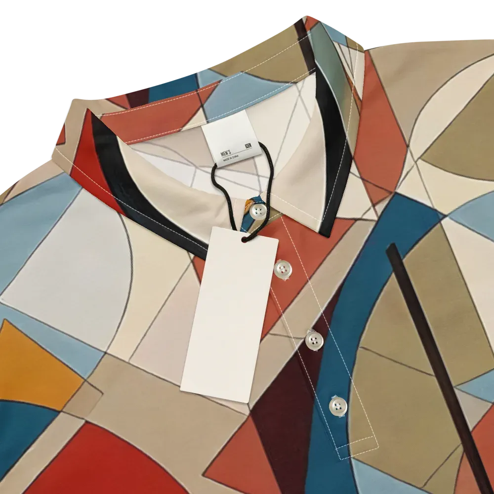Chromatic Bauhaus on Men's Slim Fit Polo Shirt — Product details