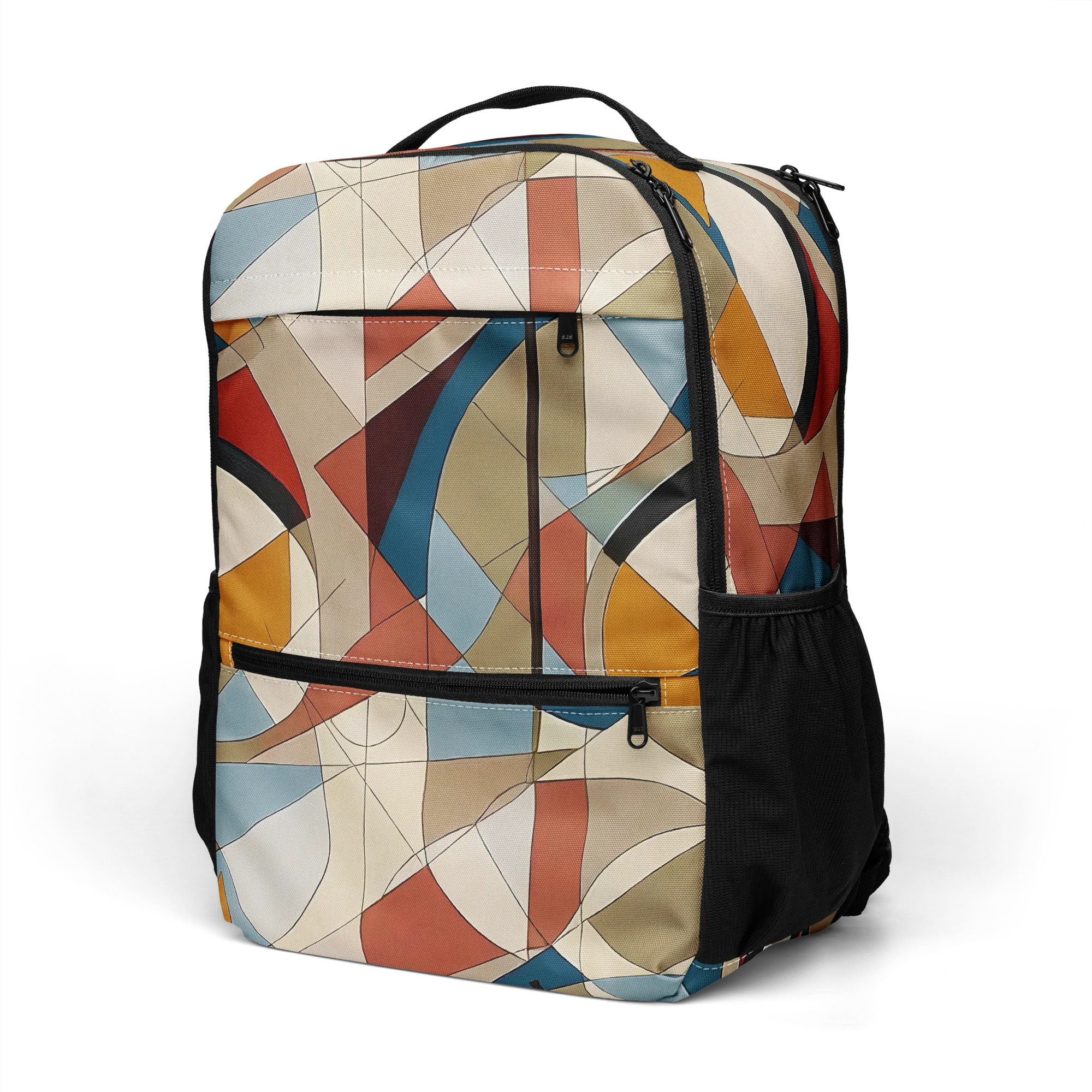 Chromatic Bauhaus on Utility Backpack — Left Front