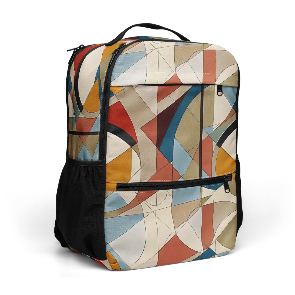 Chromatic Bauhaus on Utility Backpack — Right Front