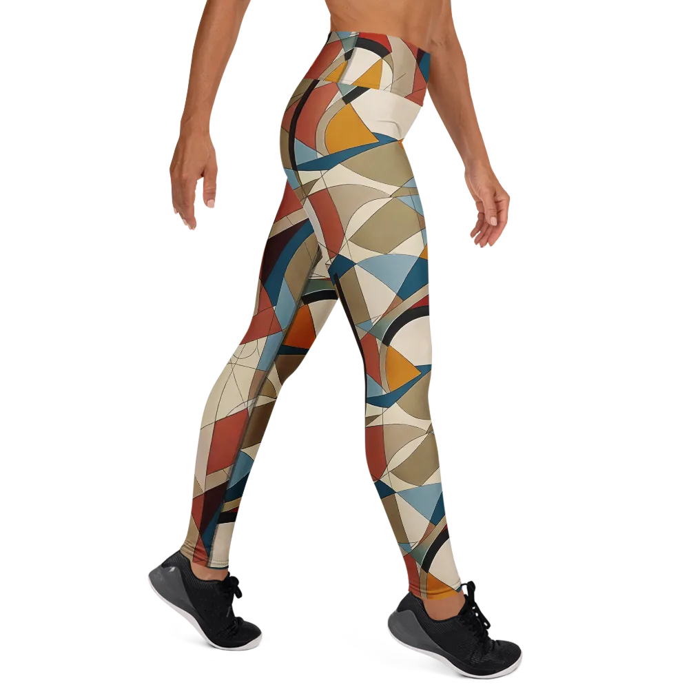 Chromatic Bauhaus on Yoga Leggings — Right