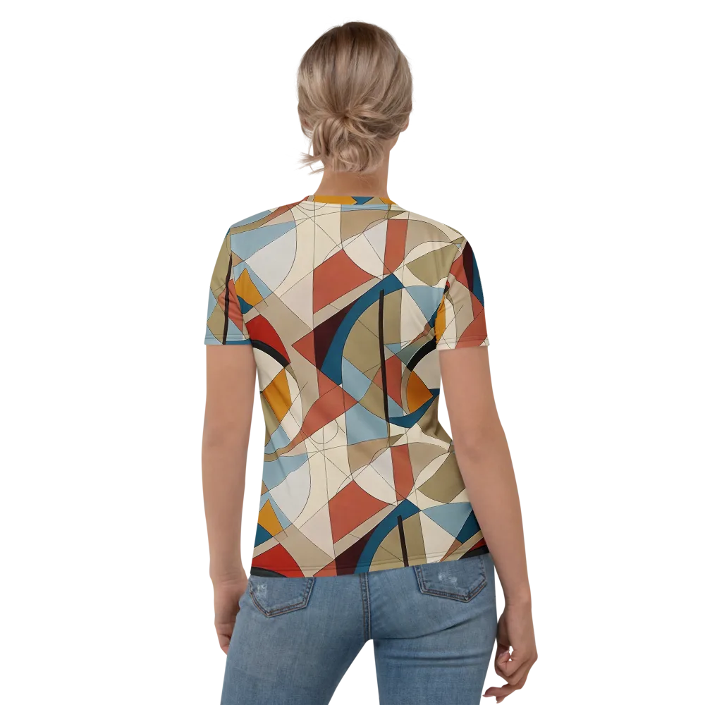 Chromatic Bauhaus on Women's Crew Neck T-Shirt — Back