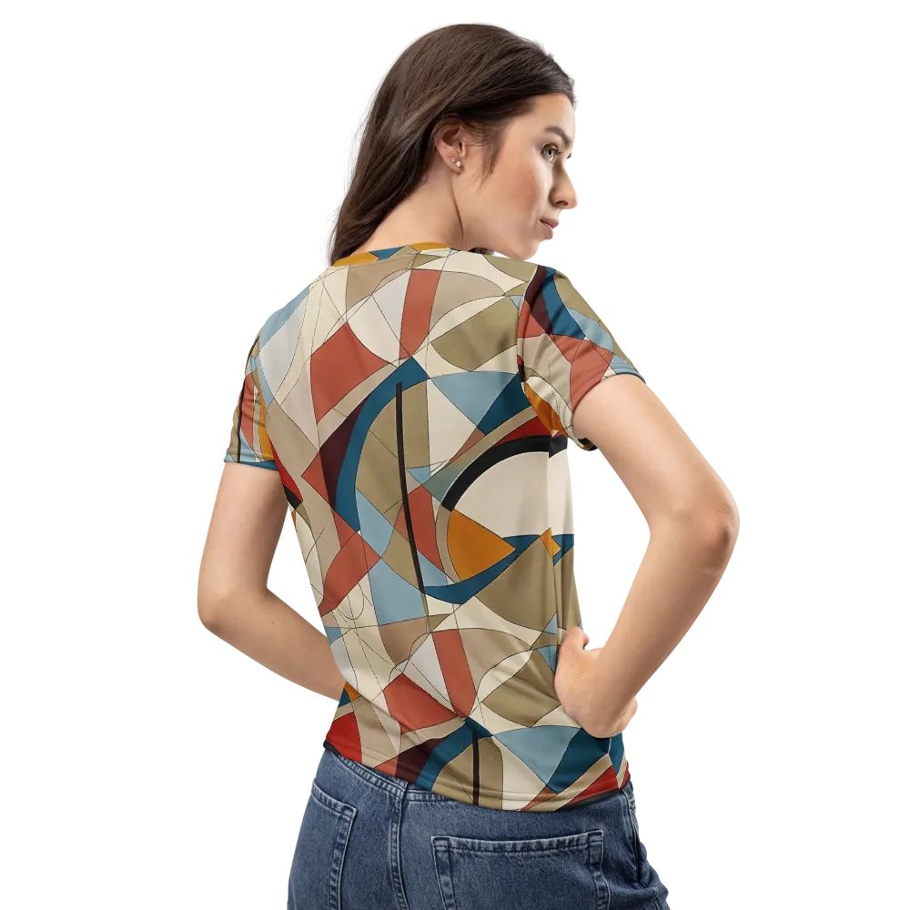 Chromatic Bauhaus on Women's Crew Neck T-Shirt — Back