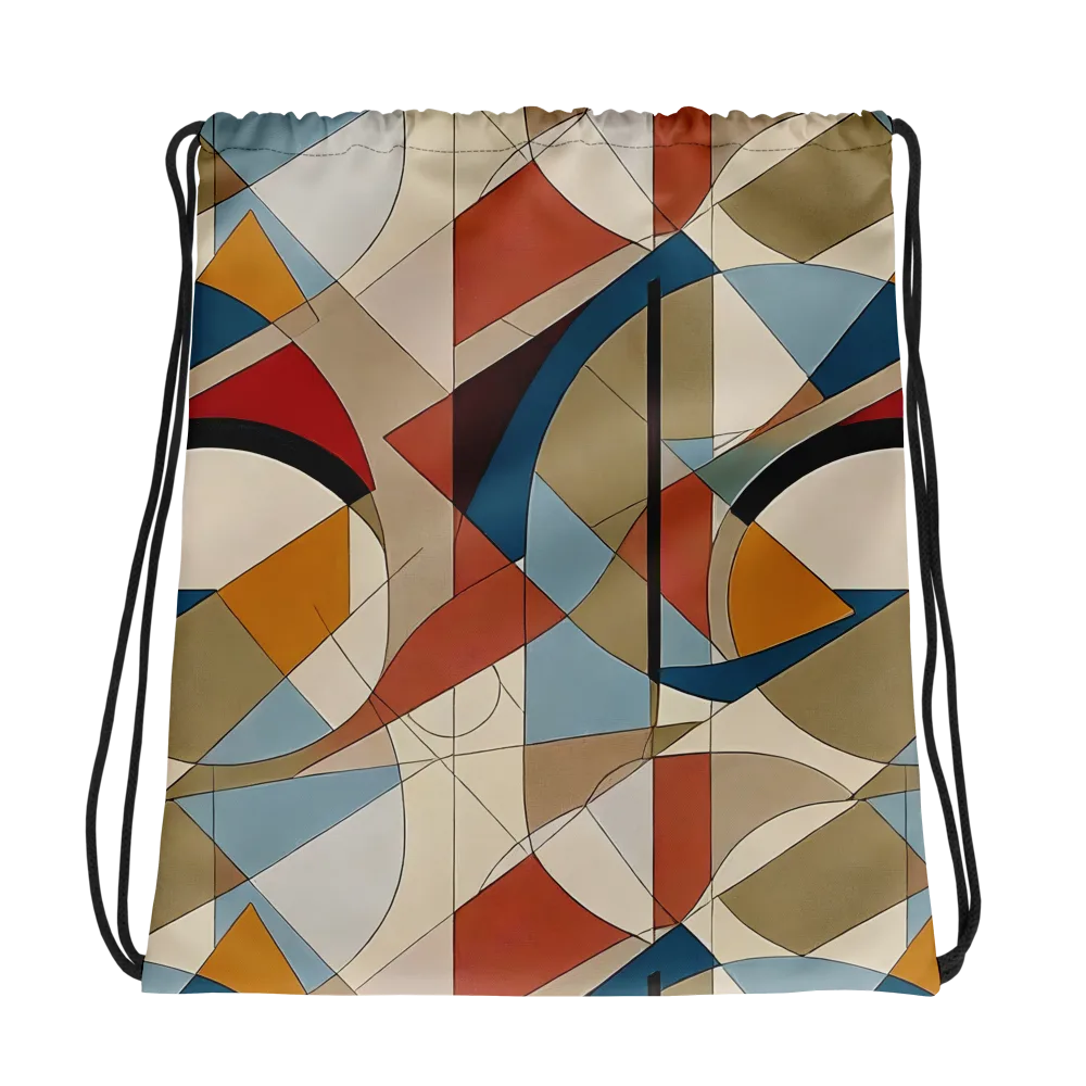 Chromatic Bauhaus on Drawstring Bag — Photo