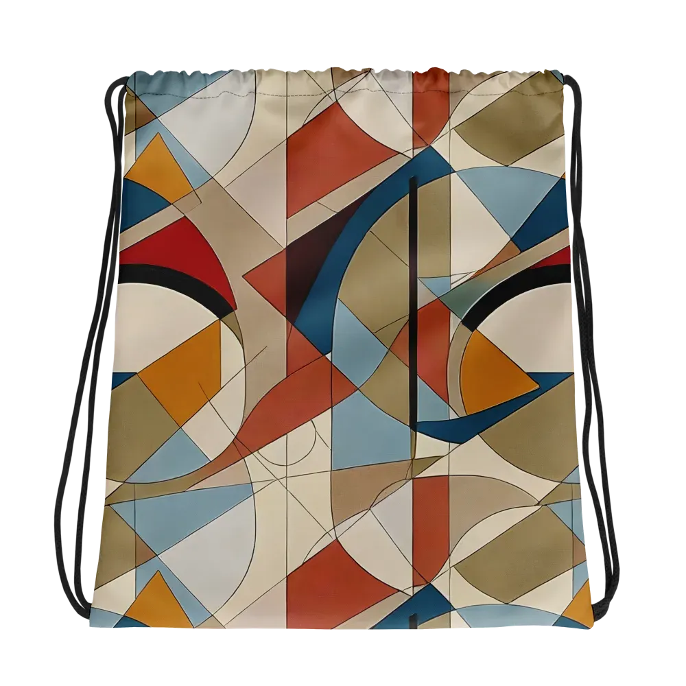 Chromatic Bauhaus on Drawstring Bag — Photo