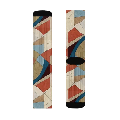 Chromatic Bauhaus on a Socks