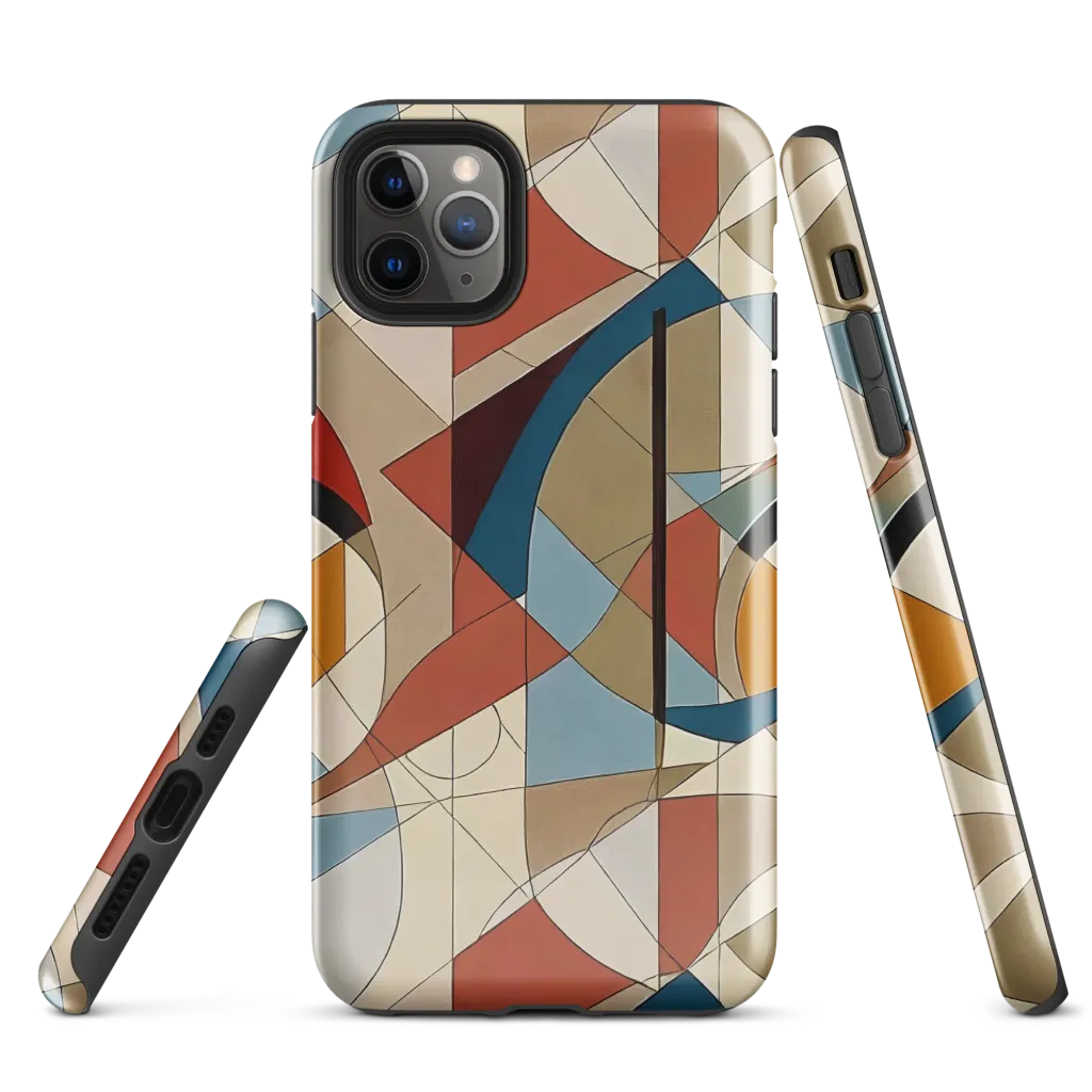 Chromatic Bauhaus on Tough Case for iPhone® — Front