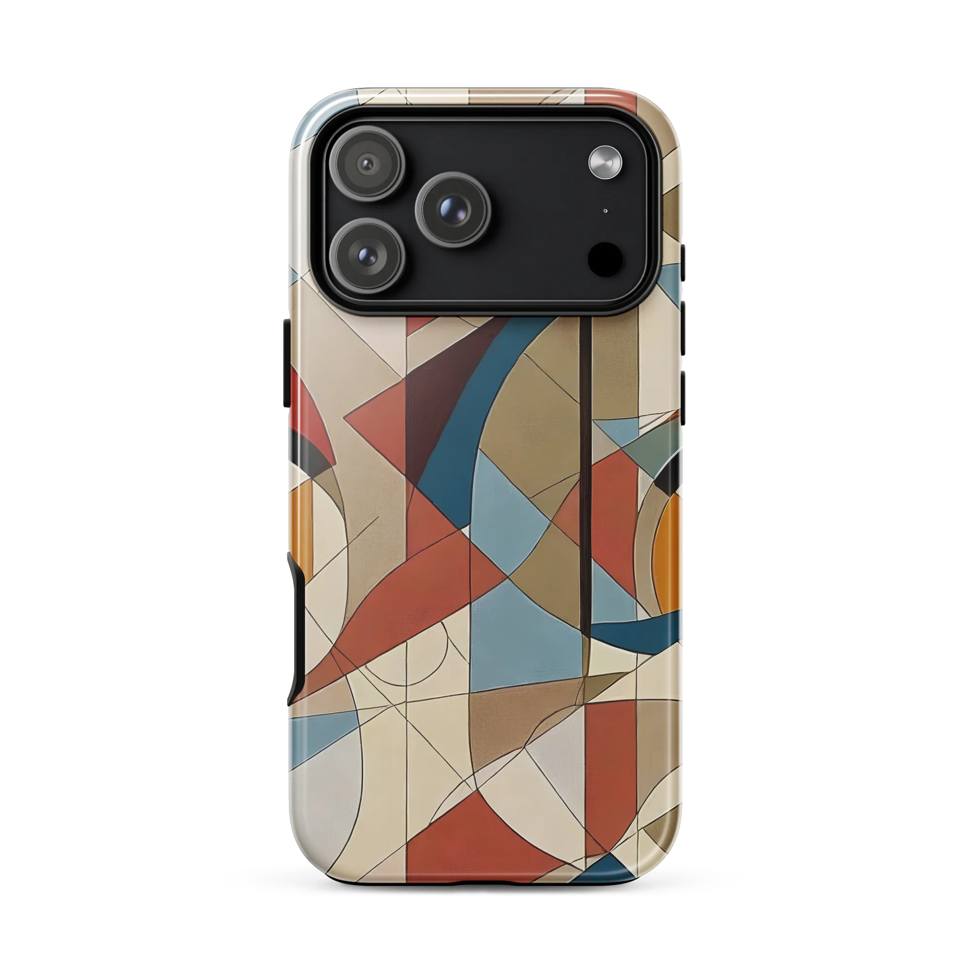 Chromatic Bauhaus on Tough Case for iPhone® — Front