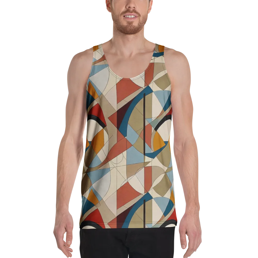Chromatic Bauhaus on Men's Tank Top — Front