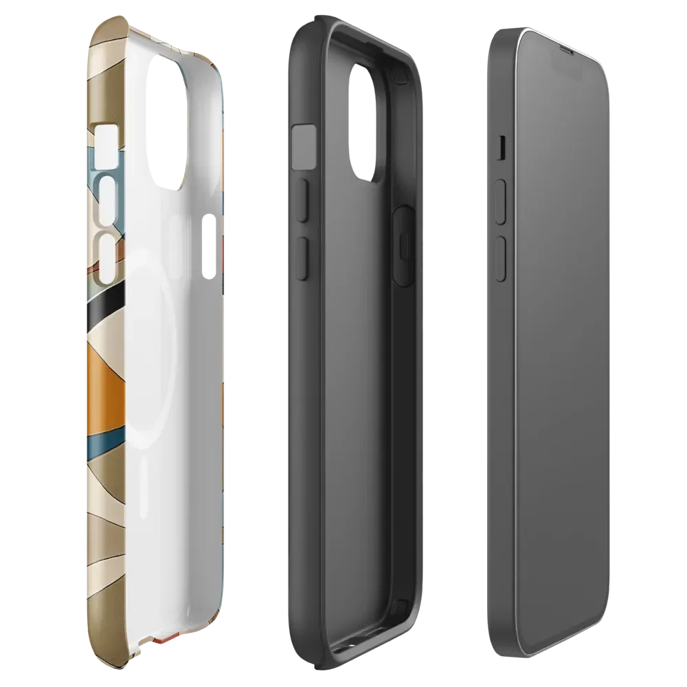 Chromatic Bauhaus on MagSafe Tough Case for iPhone® — Front