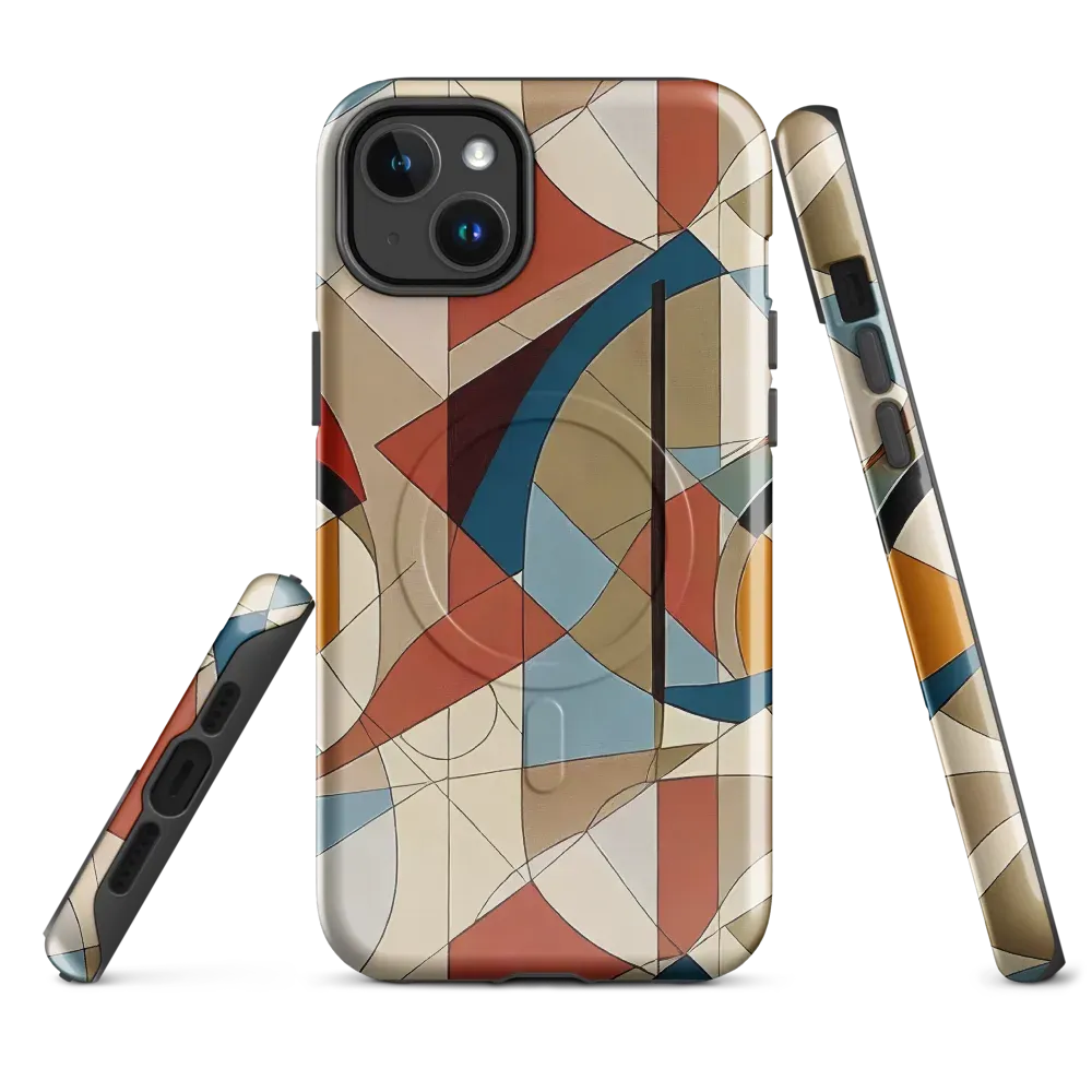 Chromatic Bauhaus on MagSafe Tough Case for iPhone® — Front
