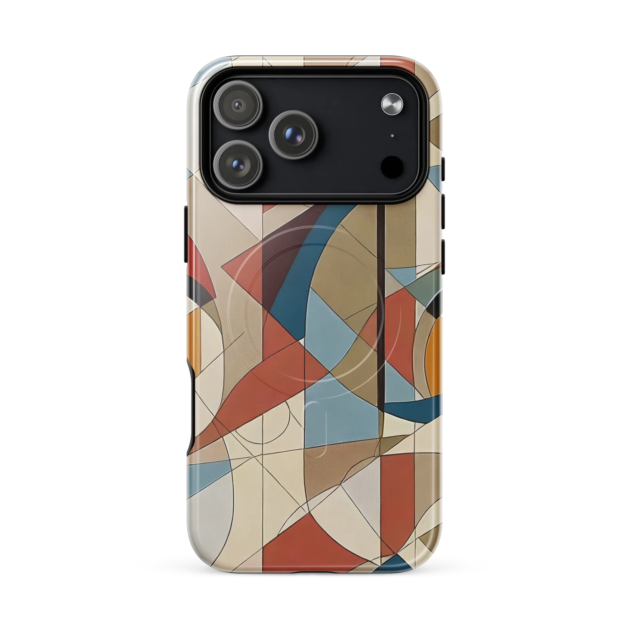 Chromatic Bauhaus on MagSafe Tough Case for iPhone® — Front