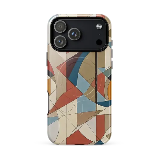 Chromatic Bauhaus on a MagSafe Tough Case for iPhone®