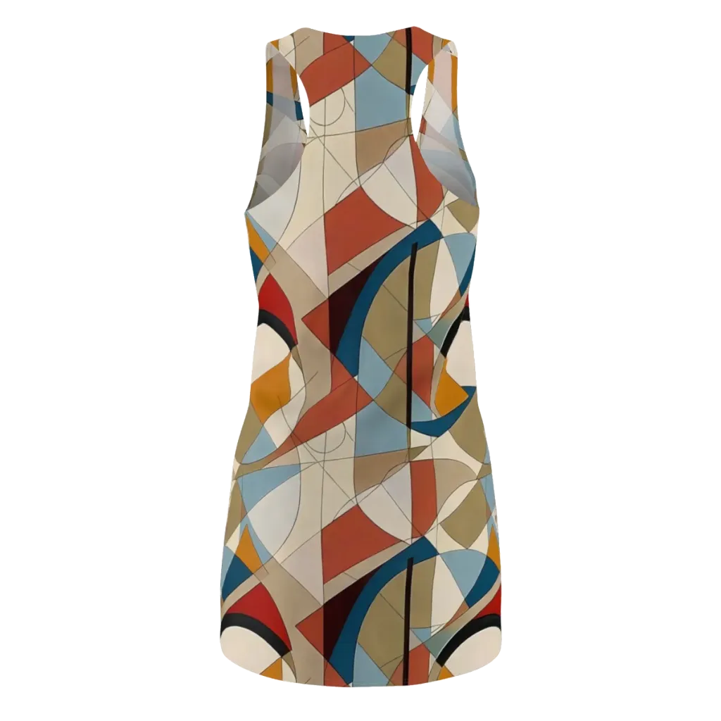 Chromatic Bauhaus on Racerback Dress — Back