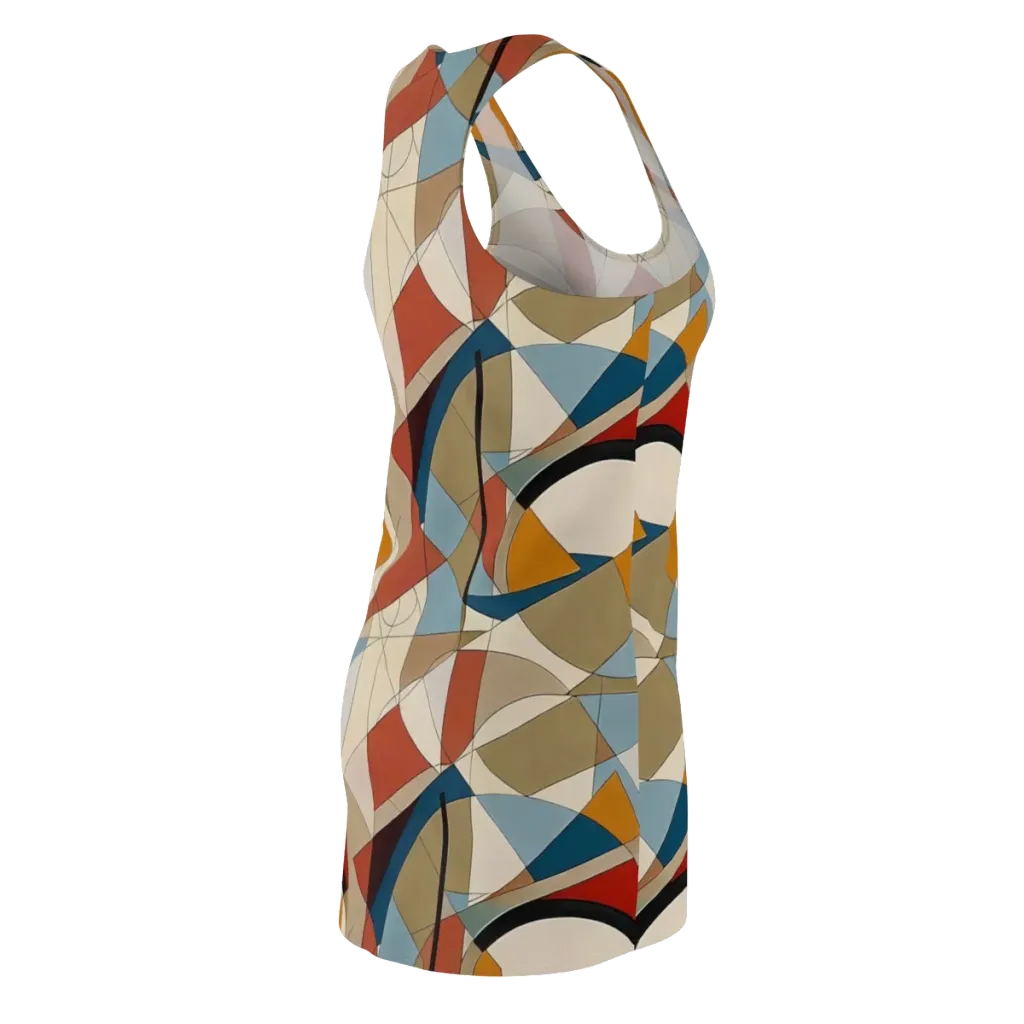 Chromatic Bauhaus on Racerback Dress — Back Side