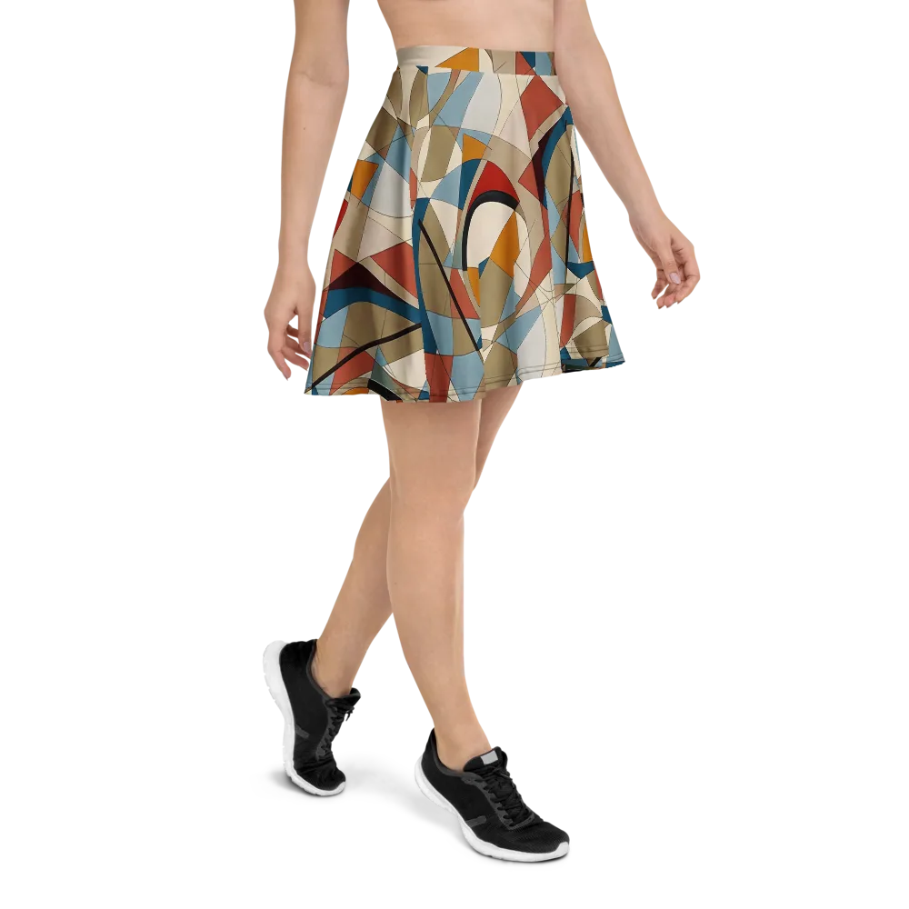 Chromatic Bauhaus on Skater Skirt — Right
