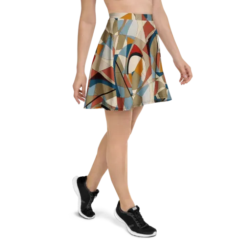 Chromatic Bauhaus on a Skater Skirt