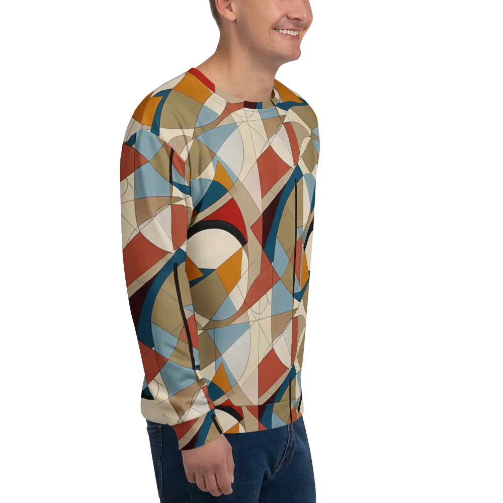 Chromatic Bauhaus on Sweatshirt — Right Front