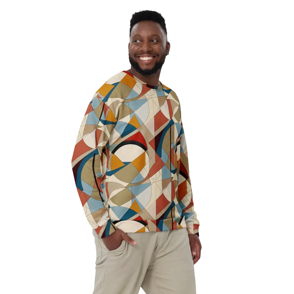Chromatic Bauhaus on Sweatshirt — Front