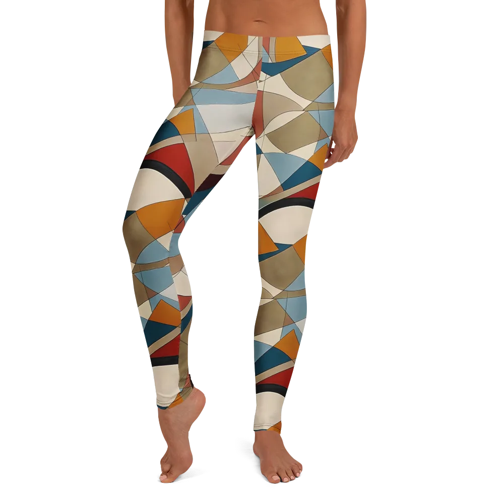 Chromatic Bauhaus on Leggings — Front