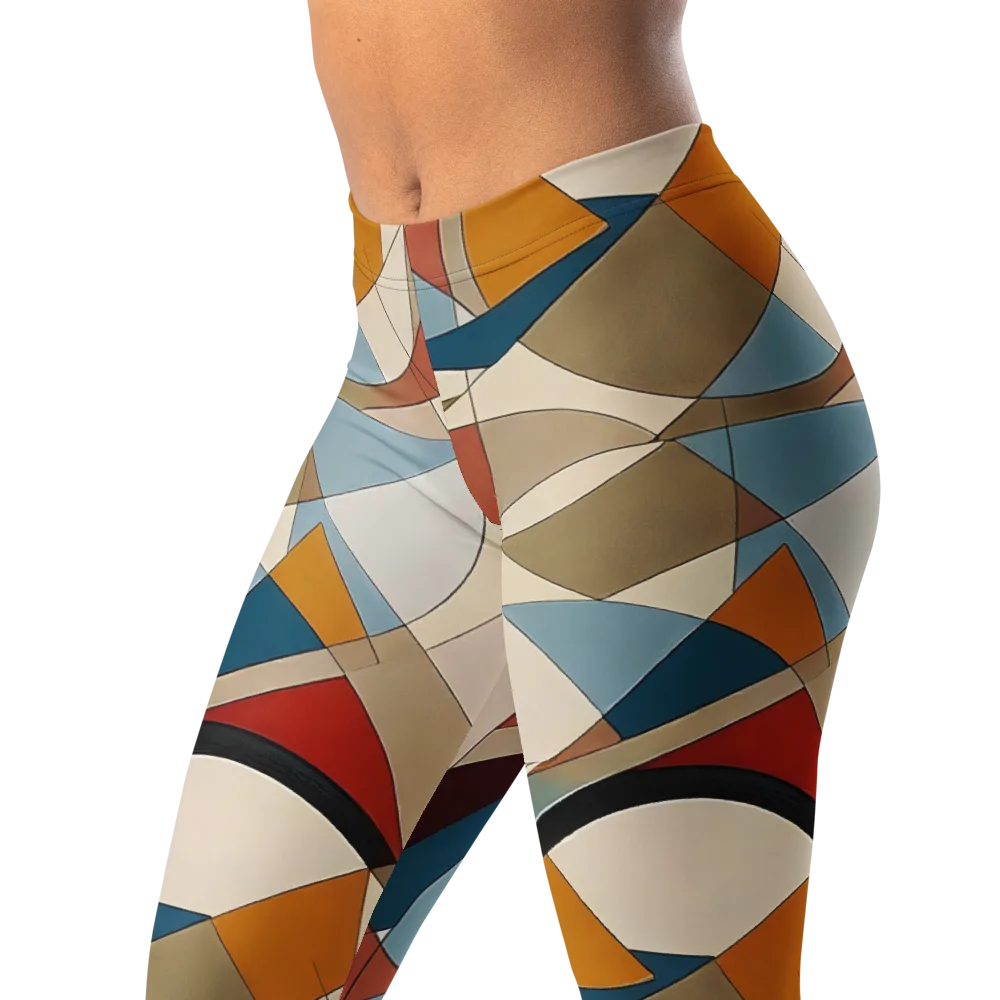 Chromatic Bauhaus on Leggings — Left Front