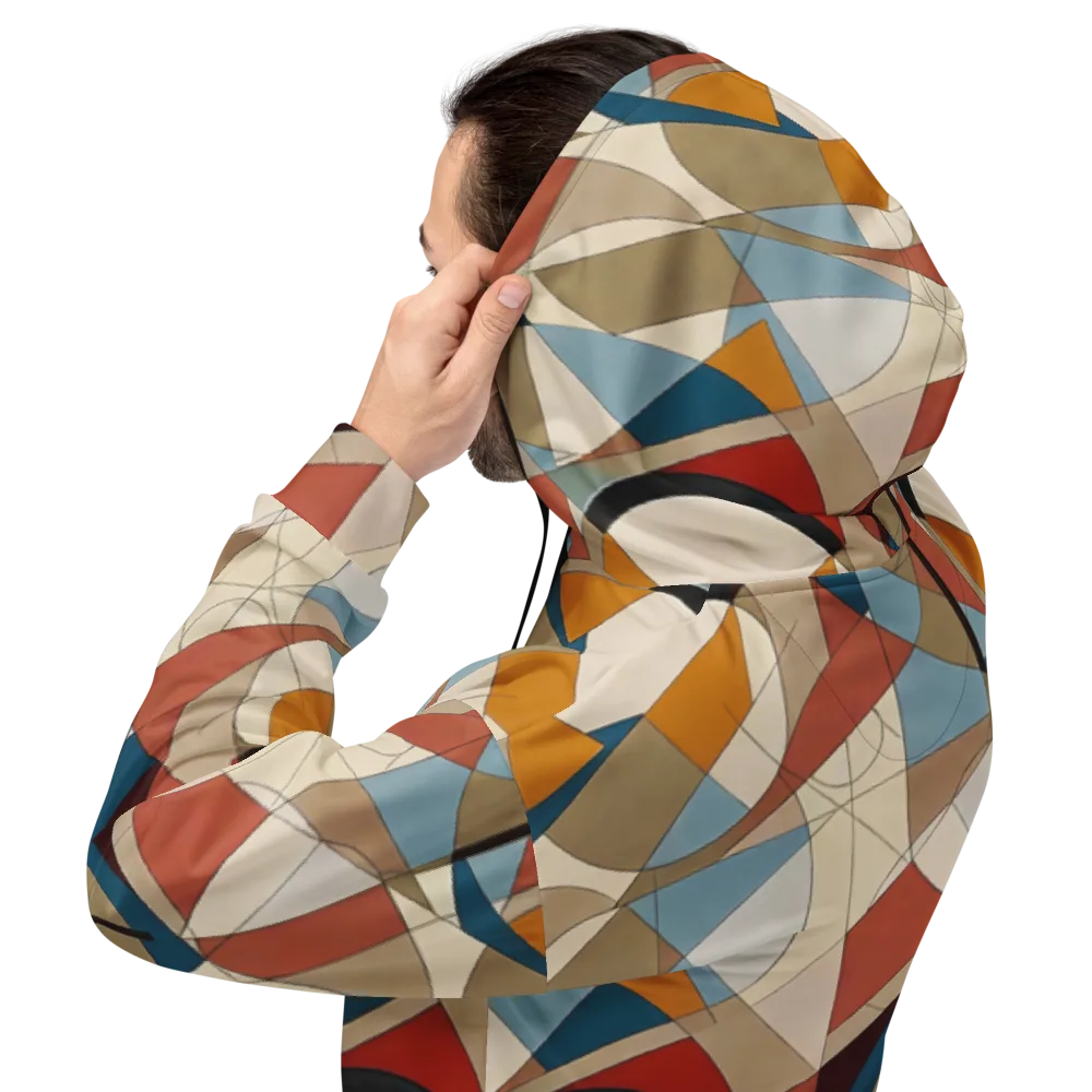 Chromatic Bauhaus on Hoodie — Back