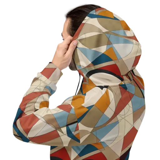 Chromatic Bauhaus on a Hoodie