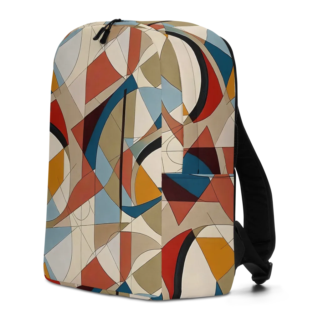Chromatic Bauhaus on Minimalist Backpack — Left