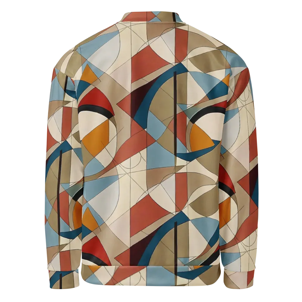 Chromatic Bauhaus on Bomber Jacket — Back