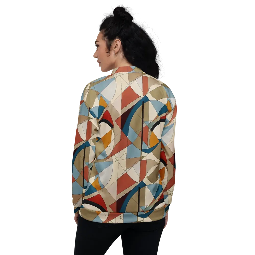 Chromatic Bauhaus on Bomber Jacket — Back